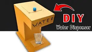 How to Make Automatic Water Dispenser Machine from cardboard  | Cardboard Life Hack