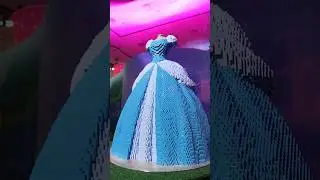 Life-size LEGO Disney Princess Dresses #lego #legos #legoaddict #afol #disney #disneyprincess