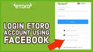 How to Login to Your Etoro Account using Facebook? Etoro Account Sign in with Facebook on PC?