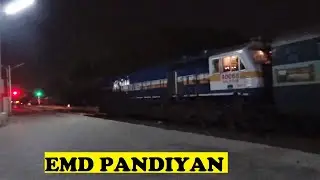 Humming WDP4B EMD Funny Honk | Madurai Chennai Pandiyan Depart Madurai