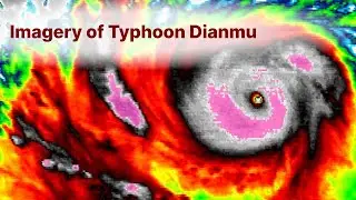4K Satellite Loops of Typhoon Dianmu (2004)