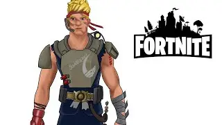 Draw Agent Jonesy | Fortnite