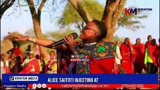 Alice Saitoti injecting at maparasha 