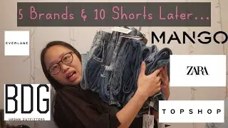 How did I manage 10 jeans?! | BDG, Topshop, Everlane, Mango and Zara ( haul, unboxing & review )