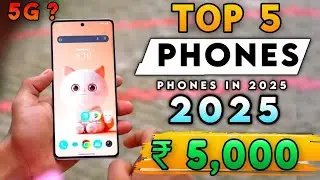 Top 5 Best Smartphone Under 5000 in April 2025| Best 5 G phone under 5000|5G phone Under 5000