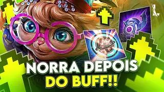 ESSE MOMENTO &Eacute; MEU!!! NORRA T&Aacute; IMORAL DEPOIS DO BUFF | LoL Wild Rift