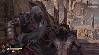 God of war Ragnarok-Rail crash in Mines