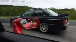 [4k] Lamborghini Hurac&aacute;n LP580-2 vs BMW M3 E30 V10 S85, it is V10 vs V10 normally aspirated