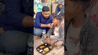 Day-362/365  | poor social experiment | helping hungry people | homeless man   #shorts #help #poor
