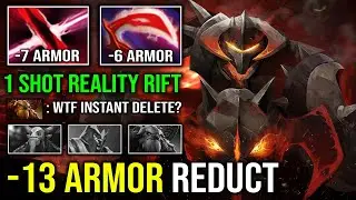 WTF IMBA MID HERO 1 Shot Desolator Reality Rift 13 Armor Reduction Chaos Knight Dota 2