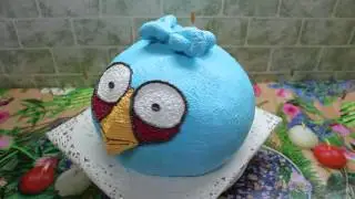 торт Angry Birds cake