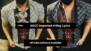 GUCC Imported 4-Way Lycra || All India Delivery Available Free Shipping