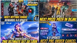 🔴NEXT MYTHIC FORGE BGMI 4.6🔥| NEXT ULTIMATE SET BGMI😍| NEXT PRIZE PATH IN BGMI😱| NEXT PRE ORDER BGMI