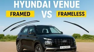 Hyundai Venue Framed vs Frameless Wipers 🔥 Real Review & Upgrade Result! 