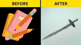 How to draw  Necrosword | Necrosword drawing for beginner&rsquo;s | schoolx360 | Necrosword Art