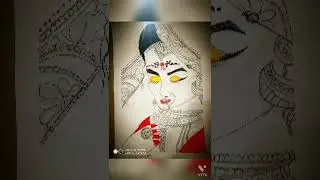 Beautiful Bride drawing with easy steps Traditional Bengali Bride drawing with easy steps