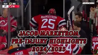Jacob Markstrom Pre-Injury 24/25 Season Highlight Video #NJDevild