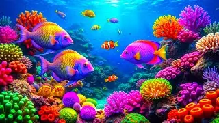 The Best 4K Aquarium - Dive Into The Mesmerizing Underwater Realm, Sea Jellyfish, Coral Reefs. #76