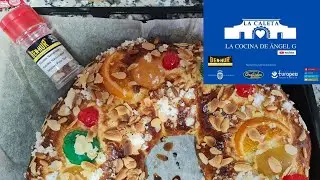 Roscón de reyes casero y muy fácil y barato