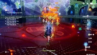 So i tried Ayaka burning melt team with Nahida