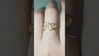 R name ring's for girls//stylish ring 💍 design