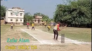Zafar Alam Batting Action महुवआ Chiraiya Cricket Ground, Dhaka Bihar ! Cricket Star