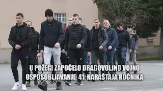 Djevojke i mladići stigli u Požegu na dragovoljnu obuku