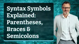 Syntax Symbols Explained: Parentheses, Braces & Semicolons