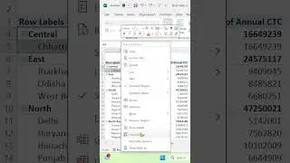 Pivot Table Layout Change | Excel_and_PowerBI | #shorts  #excel #exceltech #excellife