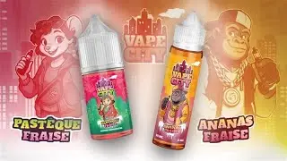 Test des e-liquides Vape City &ndash; Ananas Fraise & Past&egrave;que Fraise