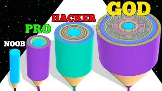 Wrapper Runner 3D - Level Up Satisfying ASMR Gameplay ( DIGS & BALLS )