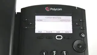 Polycom VVX 301 - Contact Directory