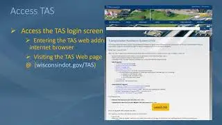Introduction to the Transportation Assistance System (TAS)