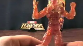 Marvel Legends Ares Series Human Torch variant figure review