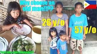 She Left her Young Husband for an OLD MAN. This Poor Filipina Woman Lives in Poverty in Philippines.