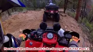 Colorado ATV Lake George 6/4/16 Trail 732 Part 2