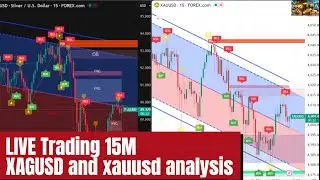 LIVE Trading 15M  XAGUSD and xauusd analysis
