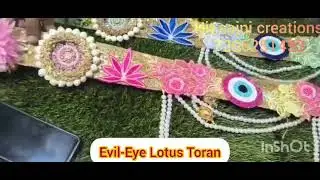 Evil Eye Lotus Toran 👁️