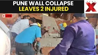 Pune Wall Collapse LIVE | 2 Workers Trapped After Pillar Collapses During Hotel Construction