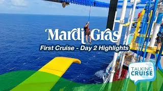 Carnival's Mardi Gras - First Cruise (Day 2 Highlights)
