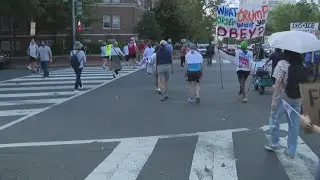 DC residents hold Freedom Run against federal surge on Labor Day