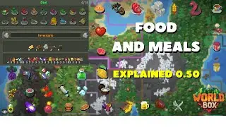 &iquest;Para qu&eacute; sirven los ALIMENTOS de WorldBox? Todas las dietas, efectos y comidas especiales 🍔🍎