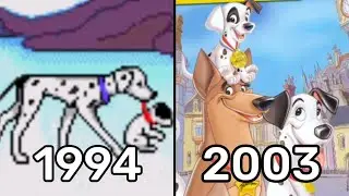 Evolution Of 101 Dalmatians Games 1994-2003