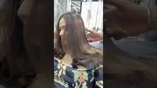 Chocolate brown hair colour✨🤩#hairbysanjeev #chocolate #brown #hair #colour 👩&zwj;🦰