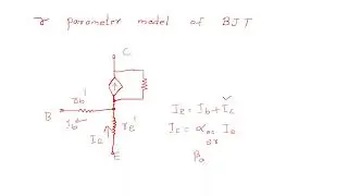 r parameter model of BJT