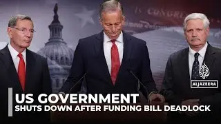 US government shuts down after Senate fails to pass spending bill