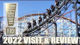 Visiting Blackpool Pleasure Beach, Blackpool UK 2022  [4K]