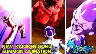 NEW KAIOKEN GOKU SUMMON ANIMATIONS[CUSTOM MADE] Dragon Ball legends