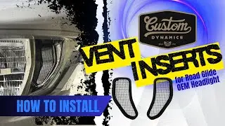 Установите специальные вентиляционные вставки Dynamics Mesh: обновите внешний вид фар Road Glide ...