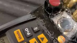 Testo 550 Leaking Sight Glass